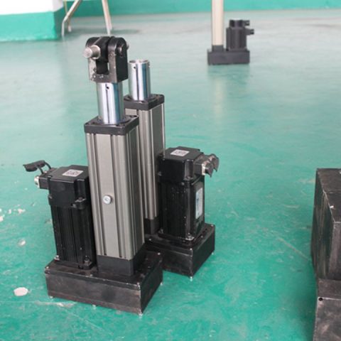 供应行程500mm.速度5mm/s，推力10KN伺服折返电动缸