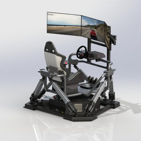 六轴赛车模拟器(YSL6DOF-SC32) —— 沉浸式赛车体验新标杆