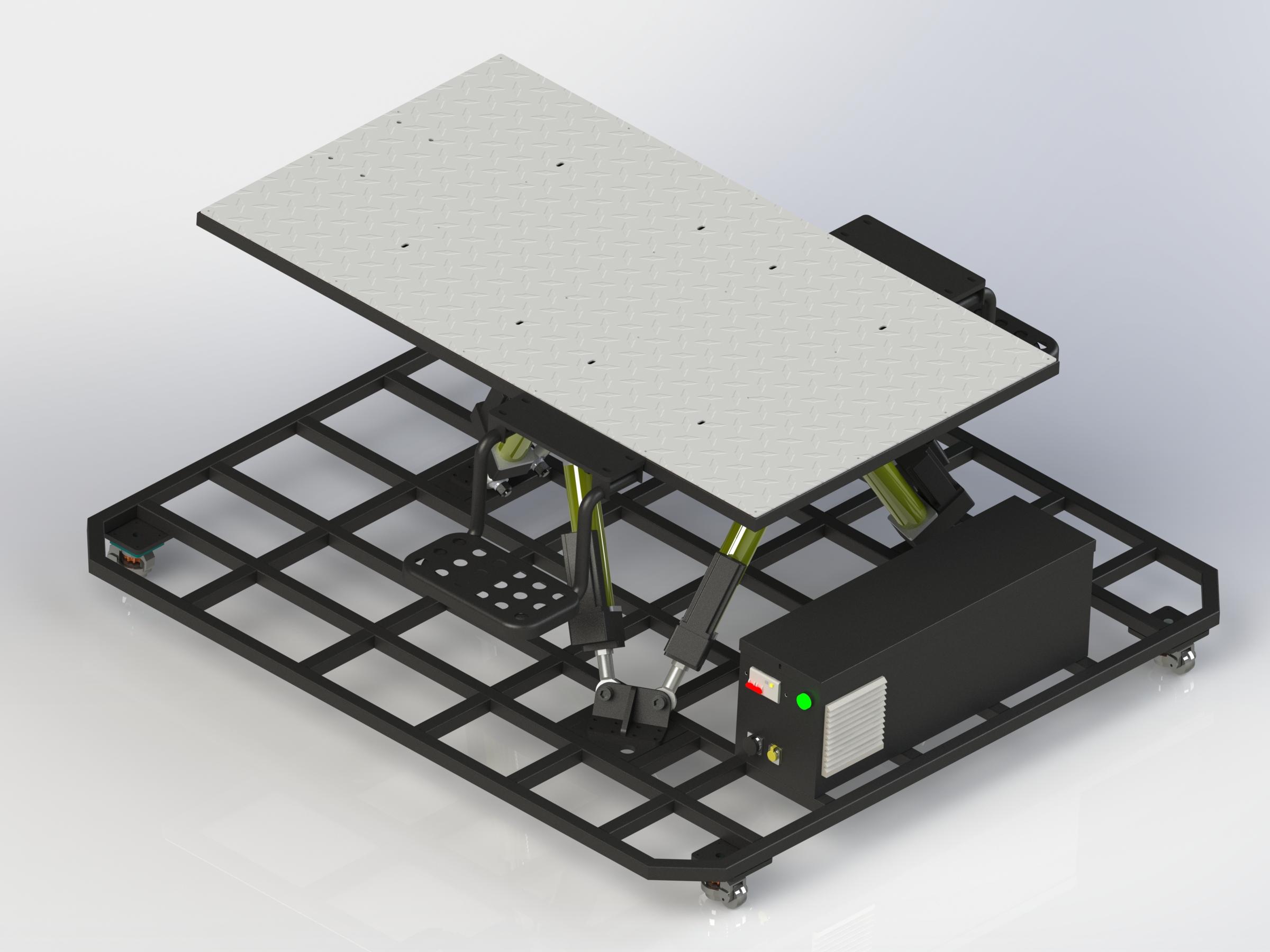 eVTOL 六自由度模拟平台插图